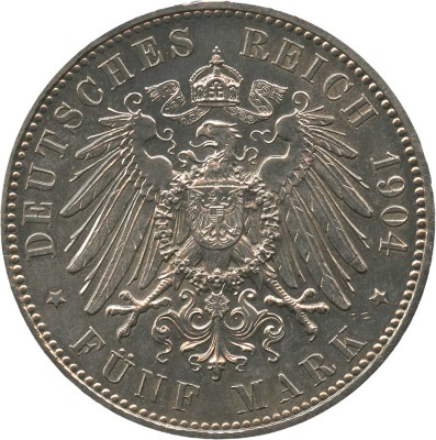 5 марок 1904 года